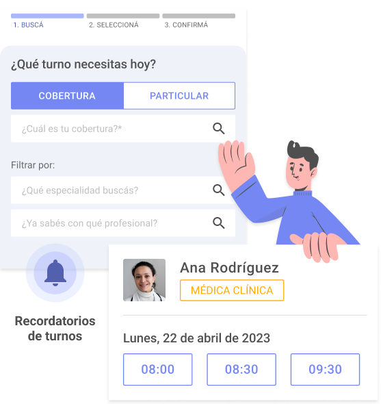 Turnos online para simplificar el proceso de los pacientes